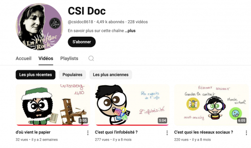Chaine youtube